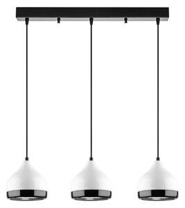 Полилей на кабел YILDO 3xE27/40W/230V бял/черен