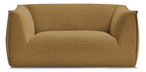 Диван от рипсено кадифе в цвят горчица 170 cm Giorgia – Bobochic Paris