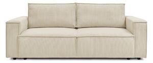 Бежов диван от велур 245 cm Nihad - Bobochic Paris