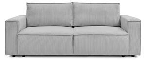 Светлосив диван от велур 245 cm Nihad - Bobochic Paris