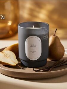 Sinsay - Ароматна соева свещ Pear & Vanilla - черeн