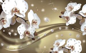 Фототапет Абстракция Орхидеи 5 3D L