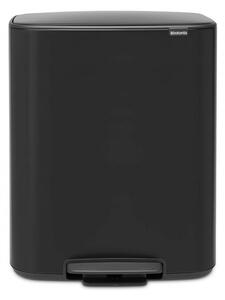 Кош за боклук Brabantia Bo Pedal 1003185, 60 л, Леко затваряне, Противоплъзгаща основа, Черен