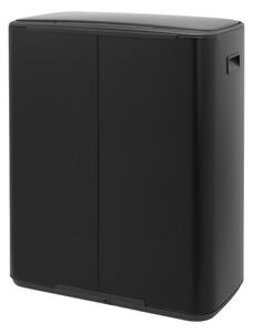 Кош за боклук Brabantia Bo Pedal 1003185, 60 л, Леко затваряне, Противоплъзгаща основа, Черен