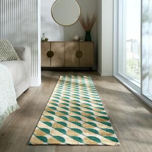 Manhattan Carlos Geo Carlos Geo Green 60X230 cm, Flair Rugs