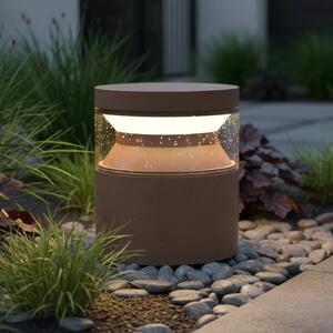 IDEAL LUX Ideal Lux LED лампа за цокъл Boeing, кафеникаво кафяво, височина 15 cm, Кафяв / ръждив, Метал