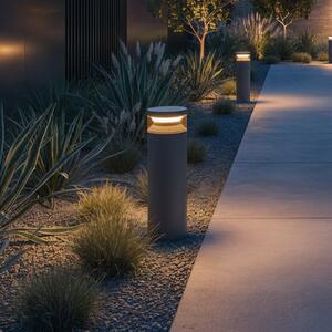 IDEAL LUX Ideal Lux LED лампа за цокъл Boeing, антрацит, височина 40 cm, Сив, Метал