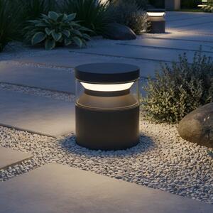IDEAL LUX Ideal Lux LED лампа за цокъл Boeing, черна, височина 15 cm, Черен, Метал