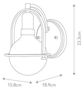 Quintiesse QN-SOMERSET1-C-HB - Настенна лампа SOMERSET 1xE27/60W/230V златна