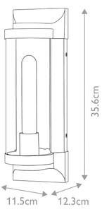 Quintiesse QN-PEARSON-M-TK - Външен стенен осветител PEARSON M 1xE27/60W/230V IP44 черен