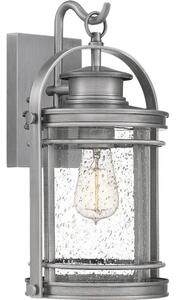 Quintiesse QN-BOOKER-M-IA - Външна стенна лампа BOOKER M 1xE27/60W/230V IP44 матов хром