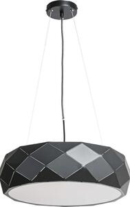 Полилей на кабел REUS 3xE27/40W/230V, диаметър 47 см, черен
