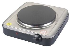 Котлон Rosberg R51445KR, 1500W, 1 зона, чугунена плоча 18.5 см, 4 степени, ръчно управление, индикаторна лампа, сребрист