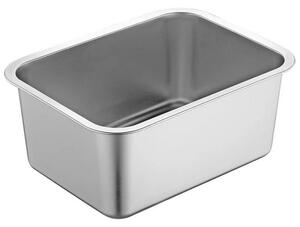 Тава за печене Rosberg R51222K367, 36x22x7 cm, неръждаема стомана, по-голям капацитет, инокс