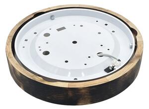 Brilagi - LED таванен плафон CARVALHO SLIM SMOKEY LED/20W/230V, дъб, Ø 27,5 см