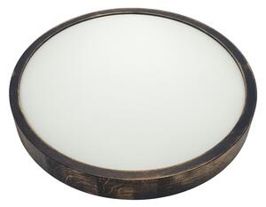 Brilagi - LED таванно осветително тяло CARVALHO SLIM SMOKEY LED/36W/230V, цвят дъб, Ø 37,5 см