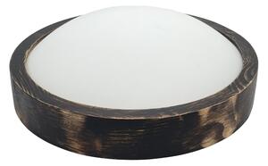 Brilagi - LED таванен плафон CARVALHO SLIM SMOKEY LED/20W/230V, дъб, Ø 27,5 см