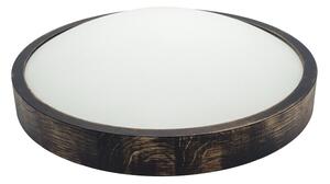 Brilagi - LED таванно осветително тяло CARVALHO SLIM SMOKEY LED/36W/230V, цвят дъб, Ø 37,5 см
