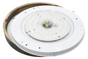 Brilagi - LED таванно осветително тяло CARVALHO SLIM SMOKEY LED/36W/230V дъб, диаметър 47,5 см