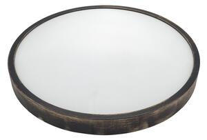 Brilagi - LED таванно осветително тяло CARVALHO SLIM SMOKEY LED/36W/230V дъб, диаметър 47,5 см