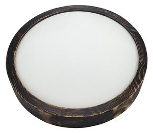 Brilagi - LED таванен плафон CARVALHO SLIM SMOKEY LED/20W/230V, дъб, Ø 27,5 см