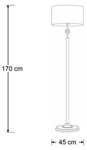 Brilagi - Подова лампа SAPHIRE 1xE27/15W/230V кремава/златна/патина
