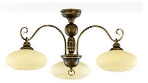 Brilagi - Прилепнал таванен полилей MOLLERO 3xE27/15W/230V pr. 84 cm бронз/патина
