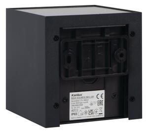 Kanlux 28996-LED Соларно стенно осветително тяло REKA LED/3W/230V 3000/4000/6500K IP65 черно