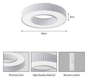 Brilagi - димируемо LED таванно осветително тяло LUMIX LED/48W/230V 3000-6000K бяло Ø 50 см + дистанционно управление