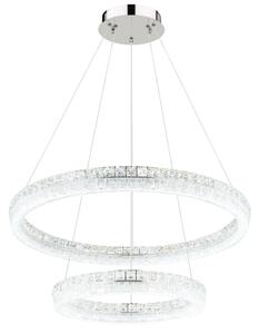 Globo 67387-72 - LED димируем полилей на кабел LAUREL 72W/230V прозрачен + с дистанционно управление