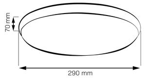 LED таванно осветително тяло LIBRA LED/15W/230V 4000K Ø 29 см златисто