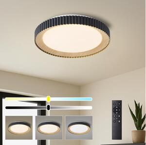Brilagi - LED димируем таванен плафон NEXO LED/48W/230V 3000-6000K черен Ø 43 см +ДУ