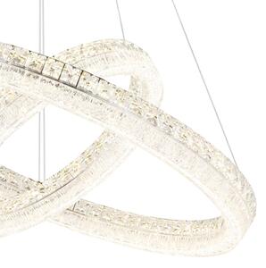 Globo 67387-72 - LED димируем полилей на кабел LAUREL 72W/230V прозрачен + с дистанционно управление