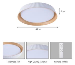 Brilagi - LED димируем таванен осветител ORINO LED/54W/230V 3000-6000K бял диам. 43 см + дистанционно управление