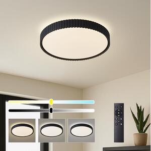 Brilagi - LED димируемо таванно осветително тяло ORINO LED/54W/230V 3000-6000K черно диаметър 43 см+ДУ