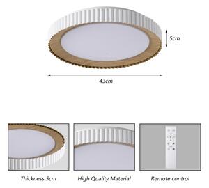 Brilagi - LED димируемо таванно осветително тяло NEXO LED/48W/230V 3000-6000K бяло Ø 43 см +дистанционно управление
