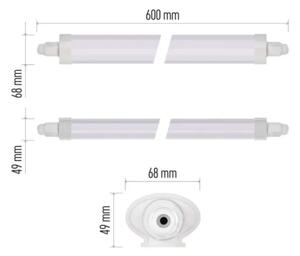LED техническо осветително тяло DUSTY LED/18W/230V IP65 4000K