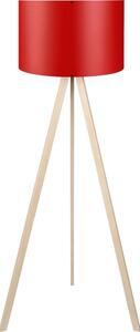 Подова лампа AYD 1xE27/40W/230V червена/бежова