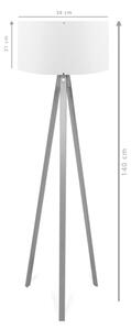 Подова лампа AYD 1xE27/40W/230V кафява