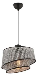 Подвесен полилей на кабел BARETTE 1xE27/60W/230V сив/черен