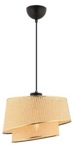 Полилей на кабел BARETTE 1xE27/60W/230V кафяв/златист