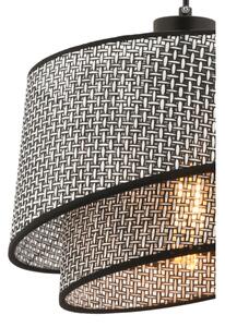 Подвесен полилей на кабел BARETTE 1xE27/60W/230V сив/черен