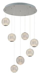 LED полилей на кабел CREMONA 7xLED/5W/230V 3000K матов хром