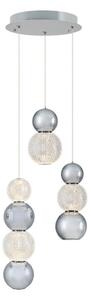 LED полилей на кабел CREMONA LED/17W/230V 3000K матов хром