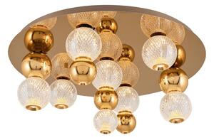 LED таванно осветително тяло CREMONA LED/37W/230V 3000K златисто