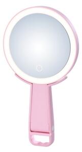 Immax 09102L - LED+CCT Димируемо козметично огледало SWEET LED/3W/5V розово
