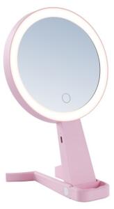 Immax 09102L - LED+CCT Димируемо козметично огледало SWEET LED/3W/5V розово