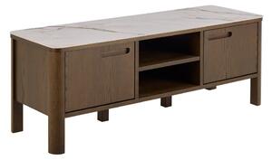 Кафява маса за телевизор от декор от дъб 120x45x40 cm Southampton – Actona