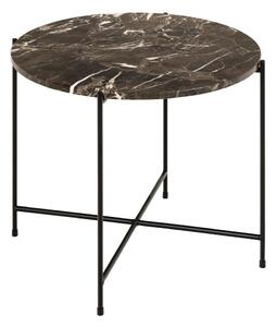 Кръгла странична масичка с мраморна плоча ø 52 cm Avila – Actona