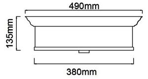 Open Design OR84900 - Плафон FAMBURO 4xE14/12W/230V Ø 38 см, златист